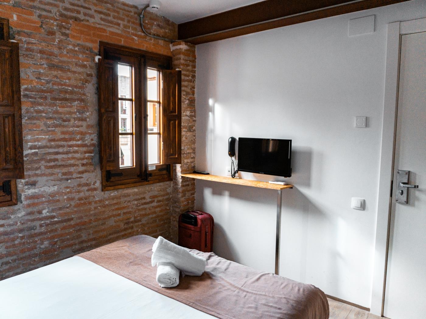 Habitación doble Deluxe con terraza en Barcelona