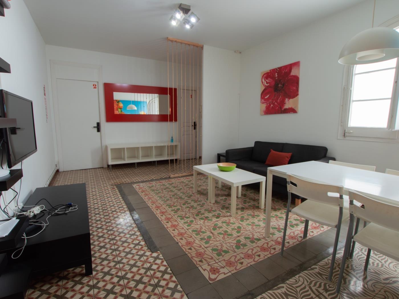 Apartamento de 3 dormitorios y un baño en Barcelona