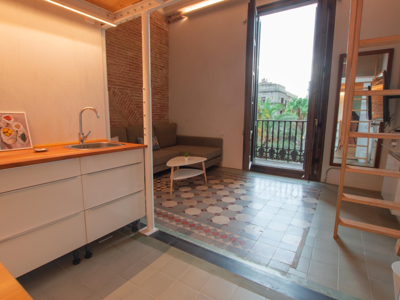 Apartamento dúplex de 1 dormitorio para 2 personas en Barcelona